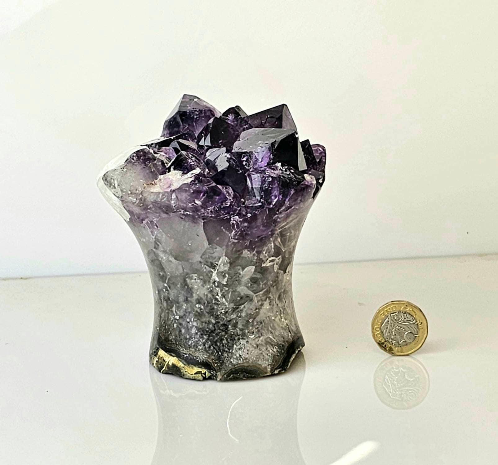 premium amethyst crystal flower