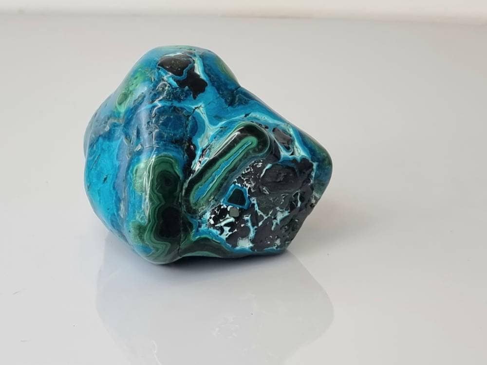 blue and green crystal