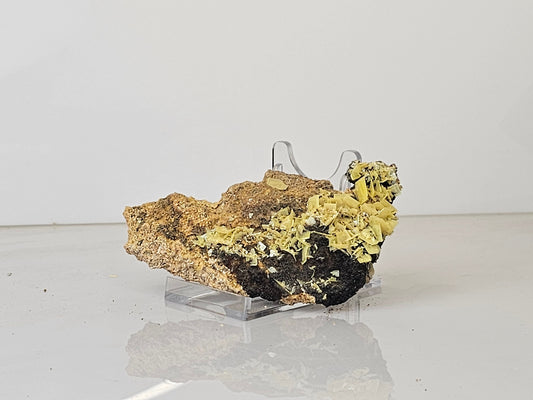 5) Yellow Wulfenite Crystal