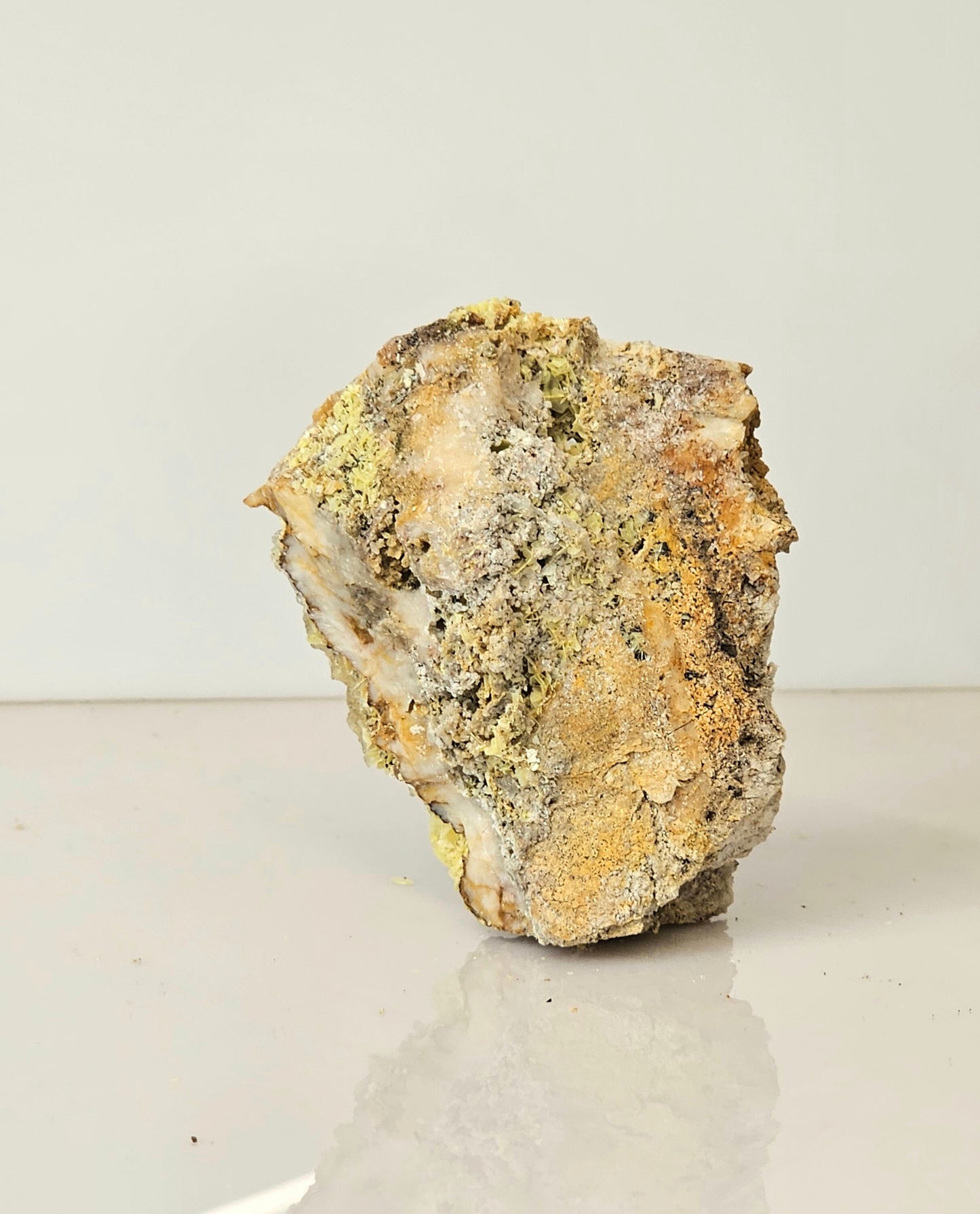 2) Yellow Wulfenite Crystal