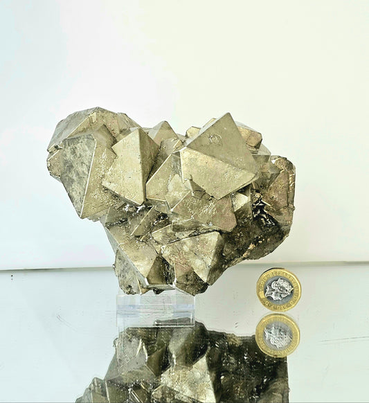 Octahedral Pyrite Crystal