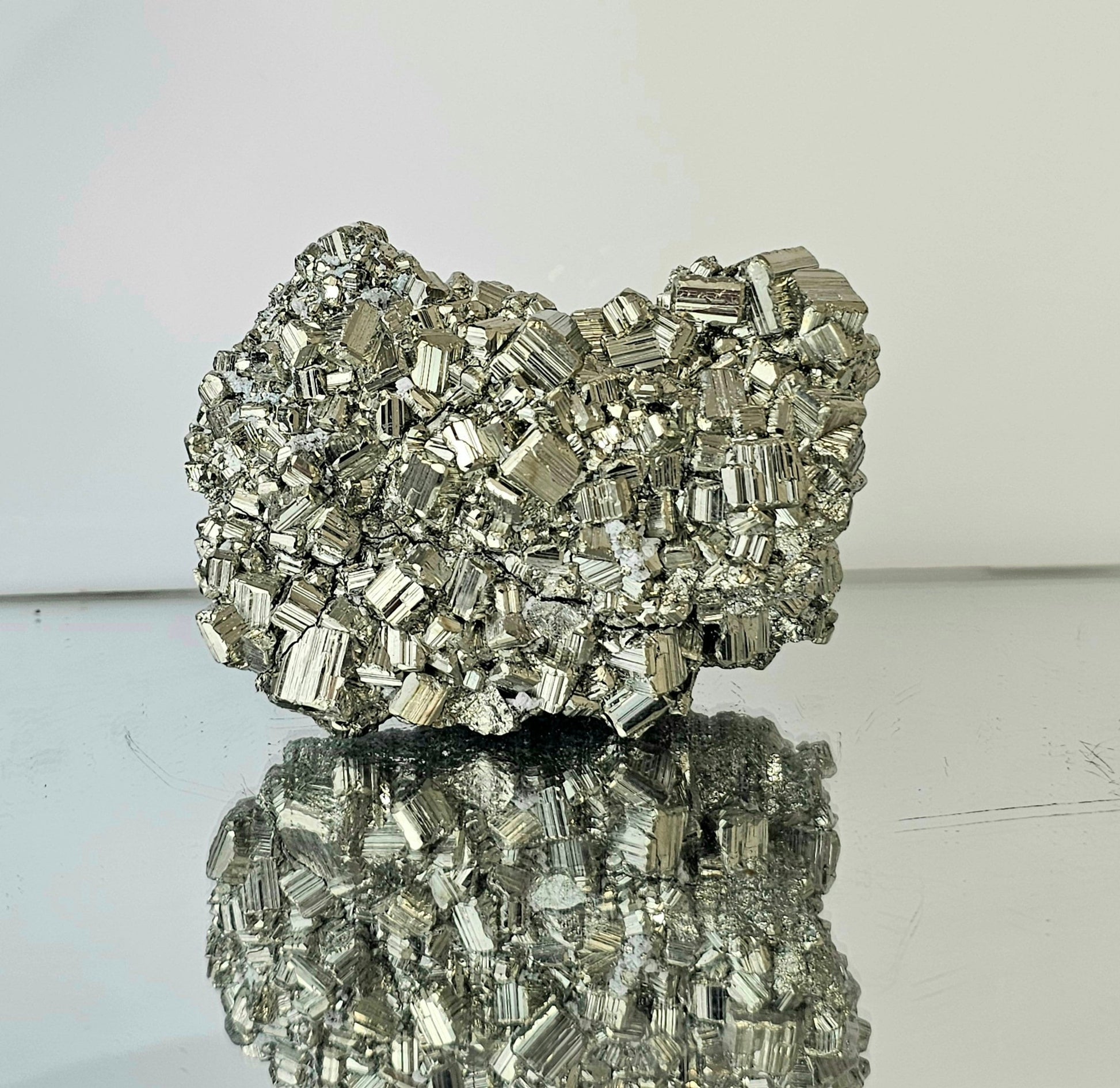 high quality pyrite cluster