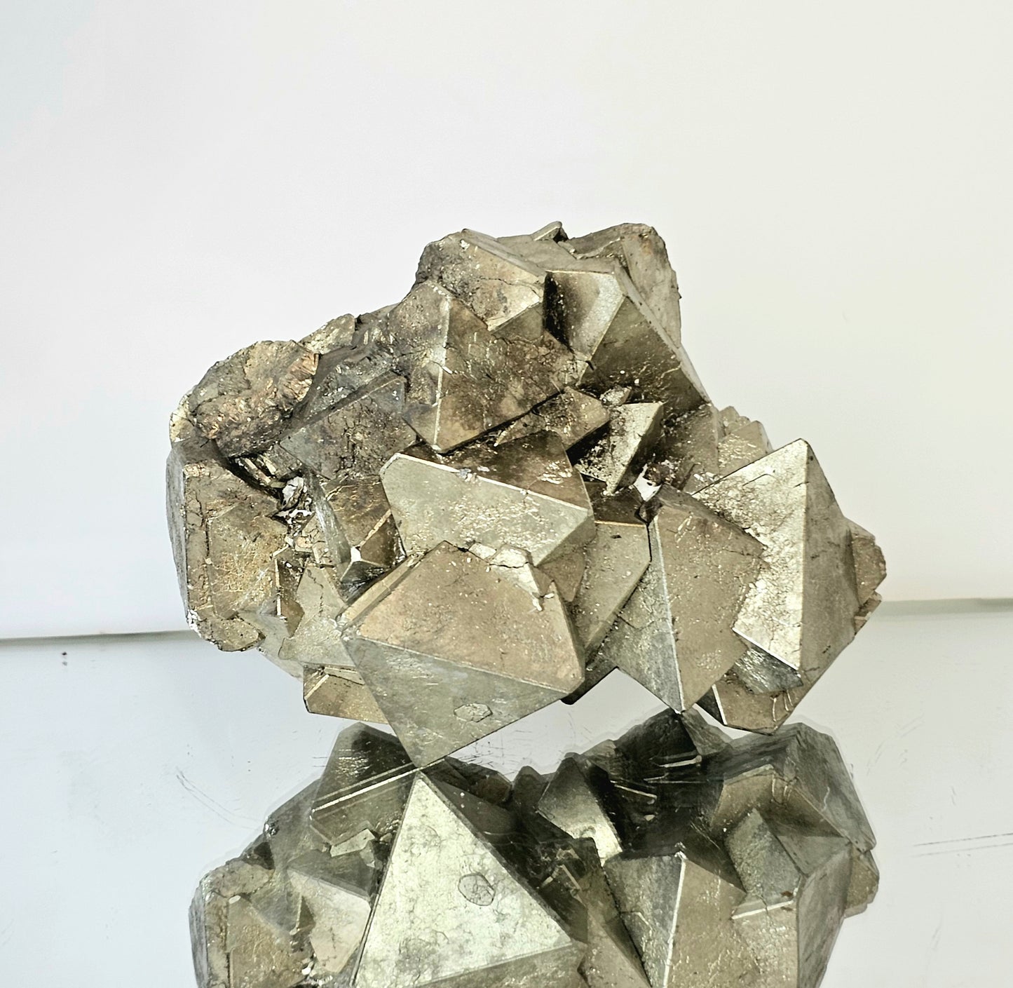 Octahedral Pyrite Crystal - Peru  (#22)