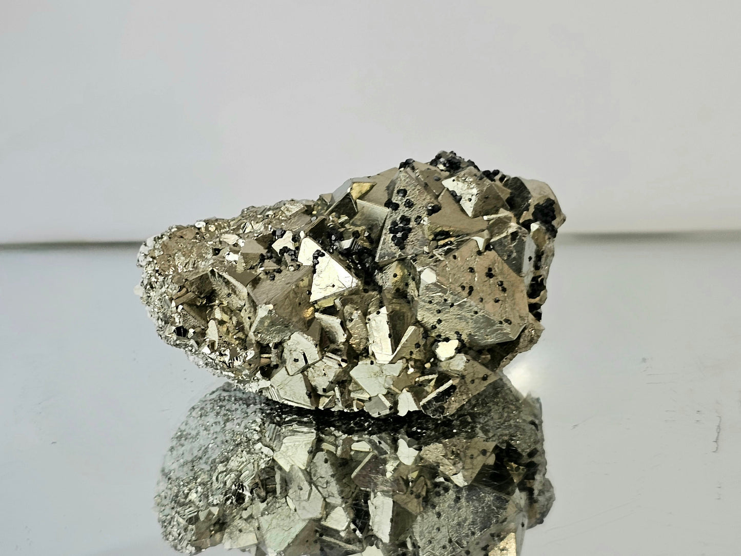 Octahedral Pyrite Crystal - Peru  (#25)