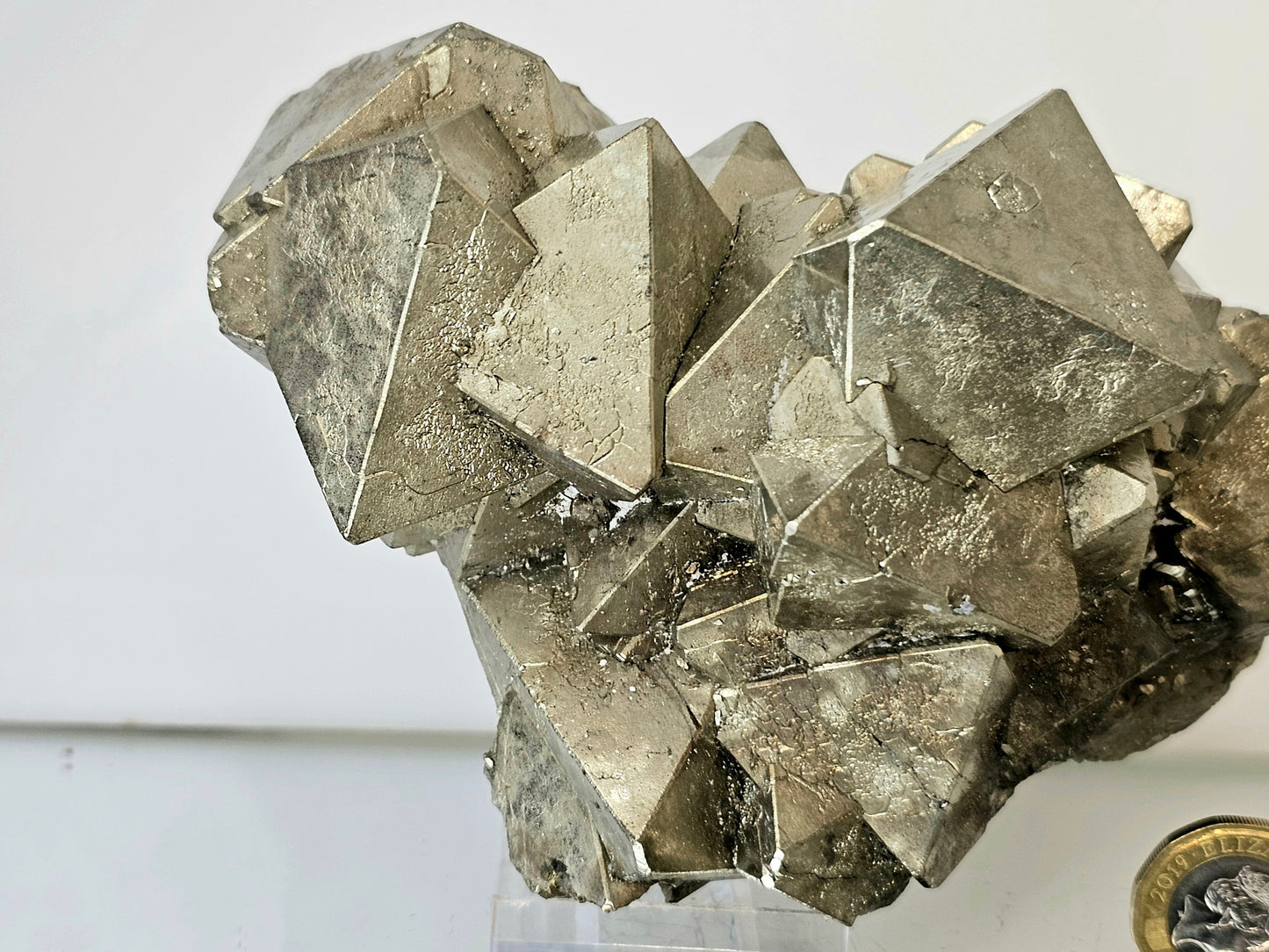 Octahedral Pyrite Crystal - Peru  (#22)