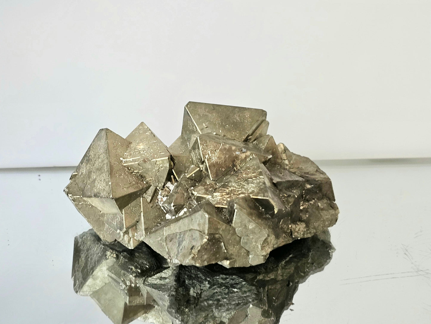 Octahedral Pyrite Crystal - Peru  (#22)