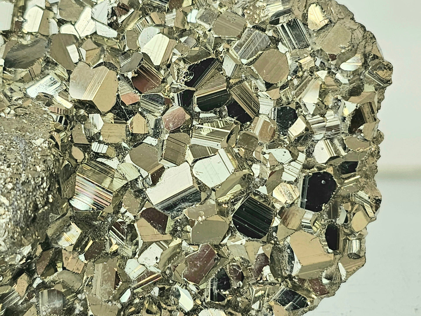High Grade Pyrite Crystal Cluster  - Peru  (#41)