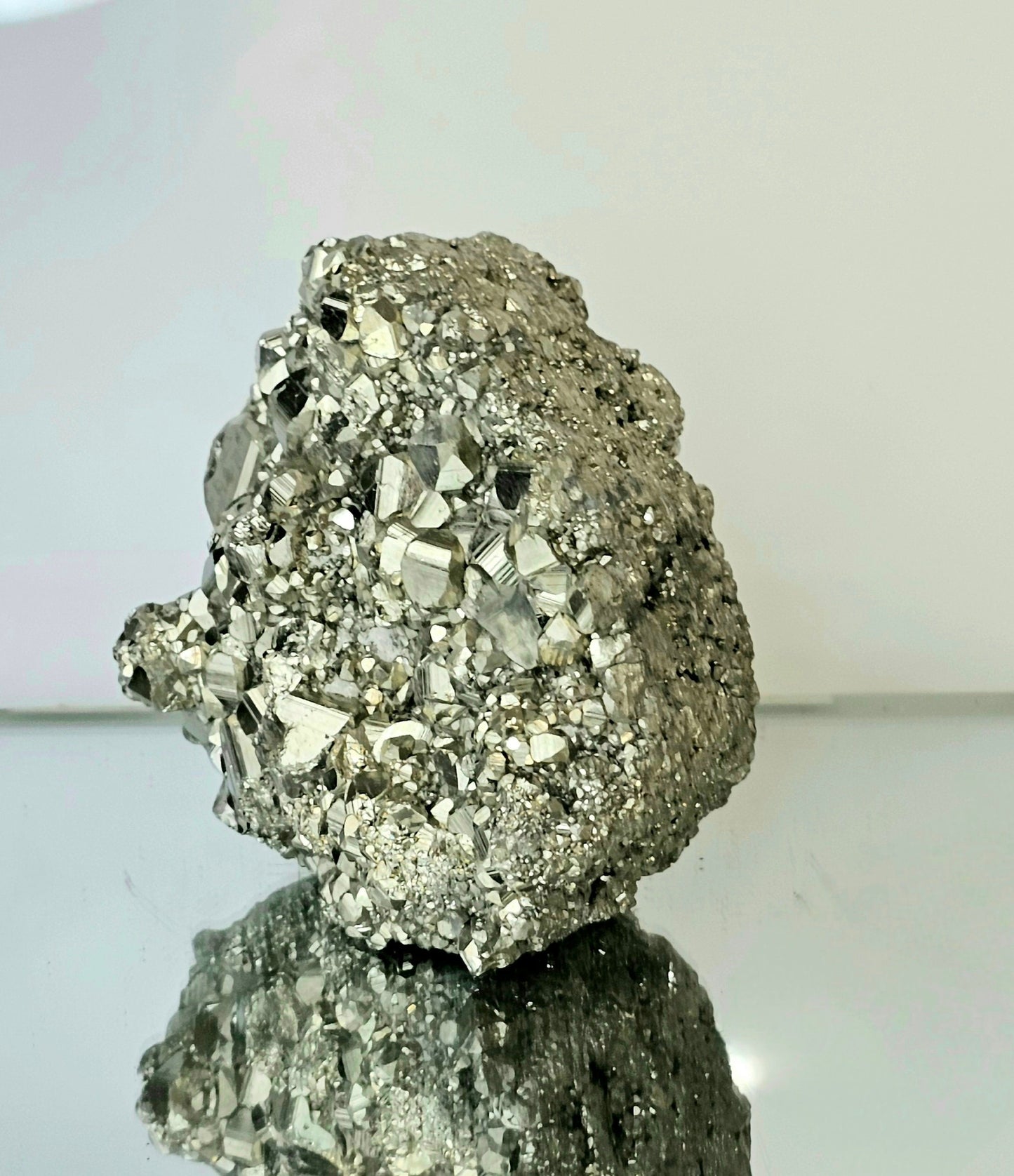 High Grade Pyrite Crystal Cluster  - Peru  (#39)