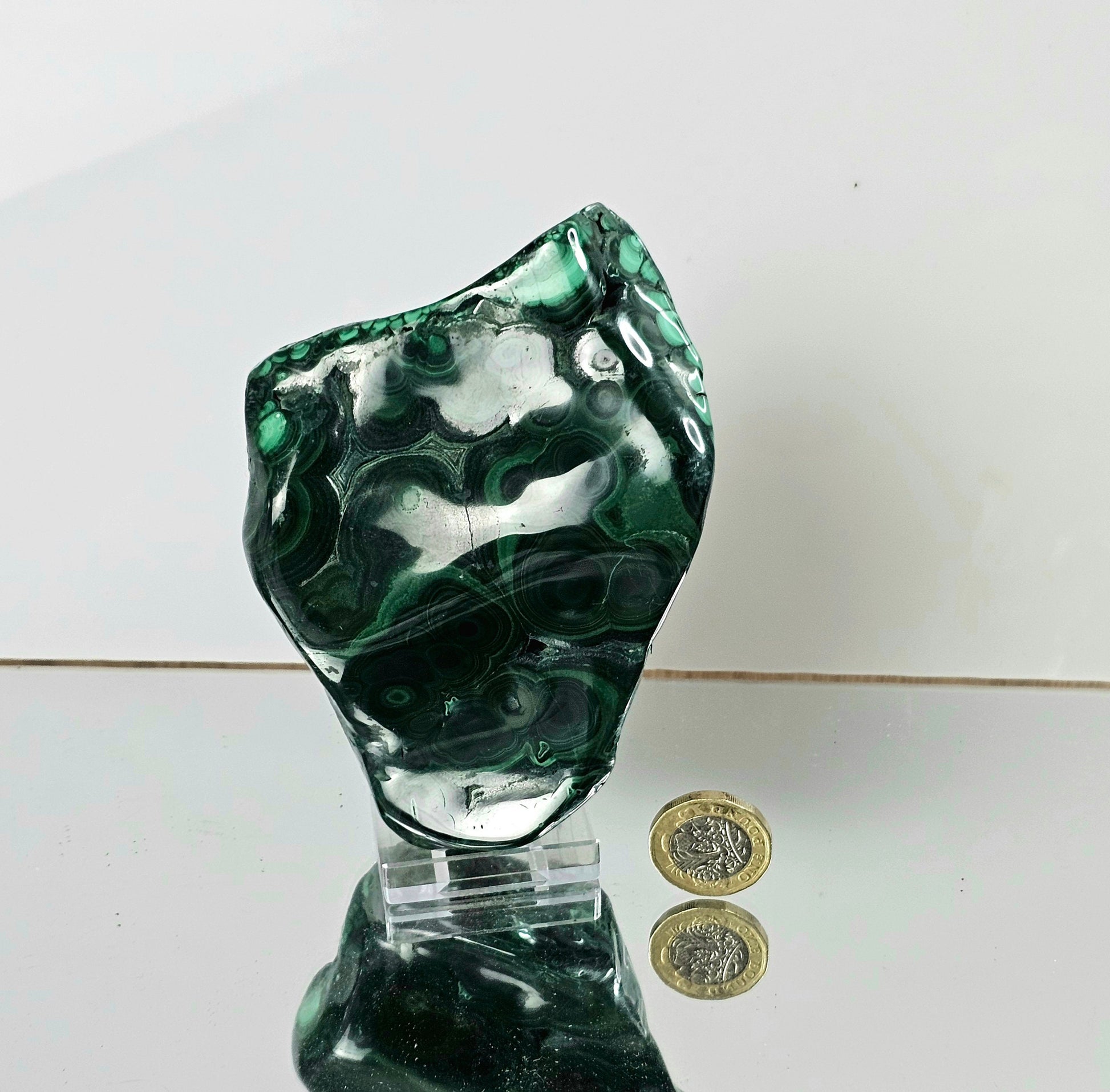 large malachite crystals