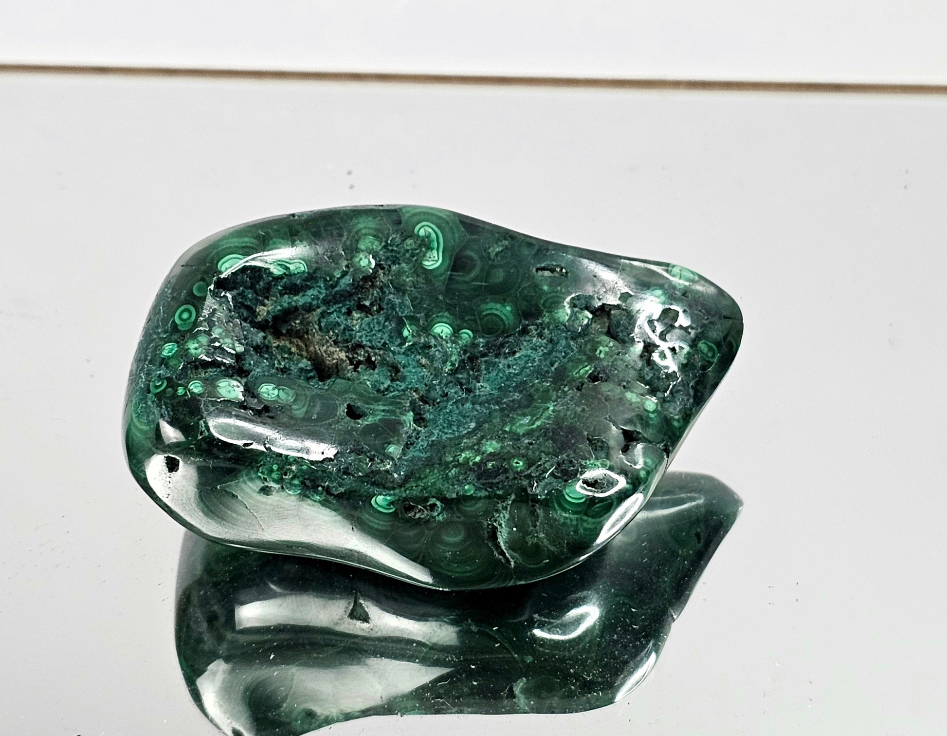 green crystals