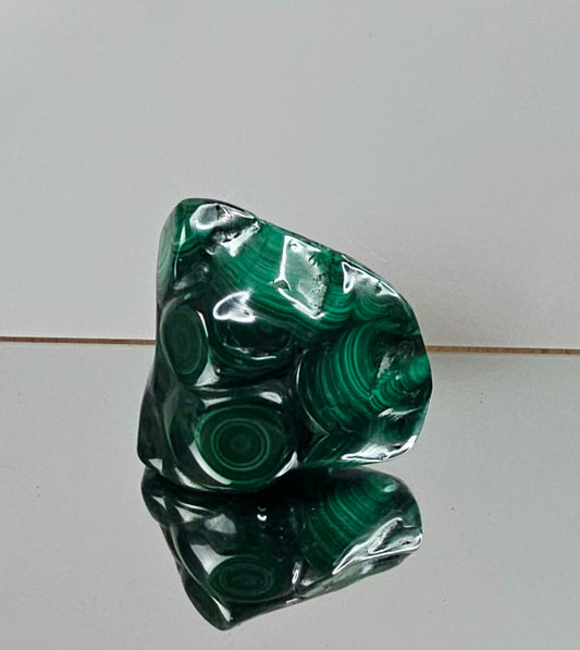 large polished malachite