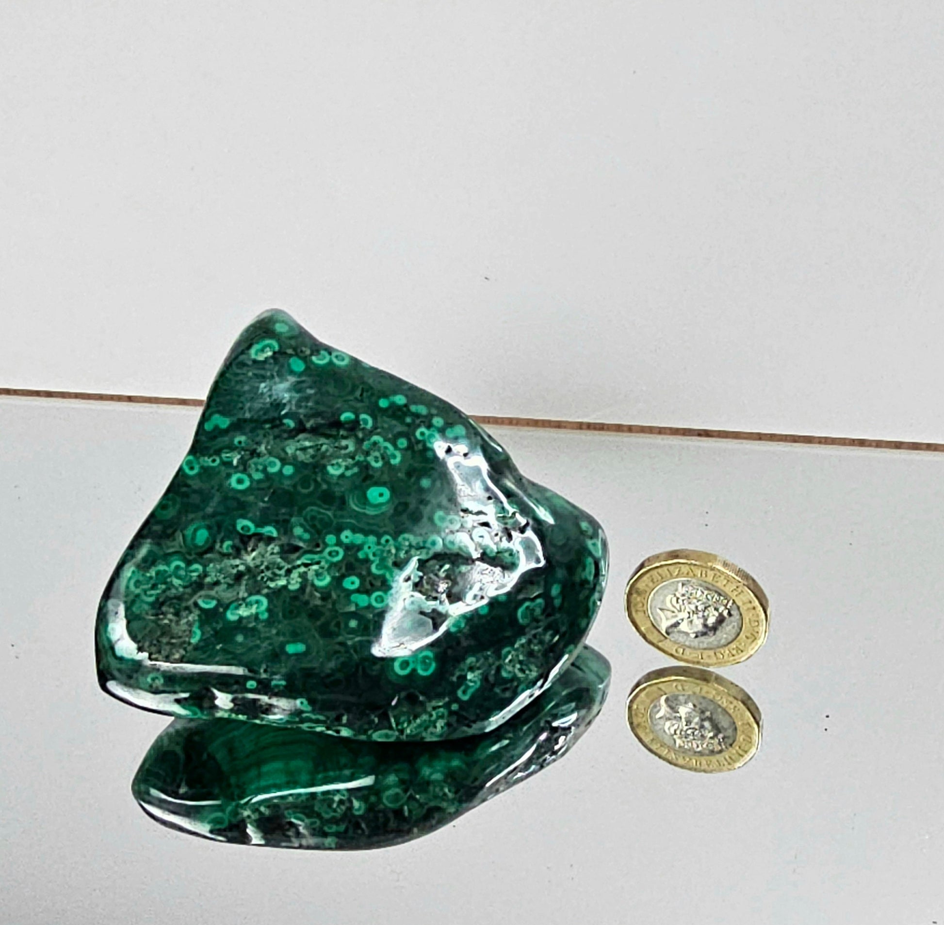 malachite crystal polished congo