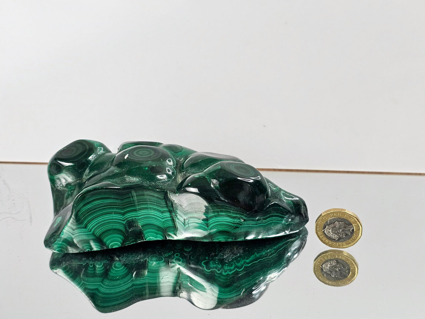 polished crystal malchite
