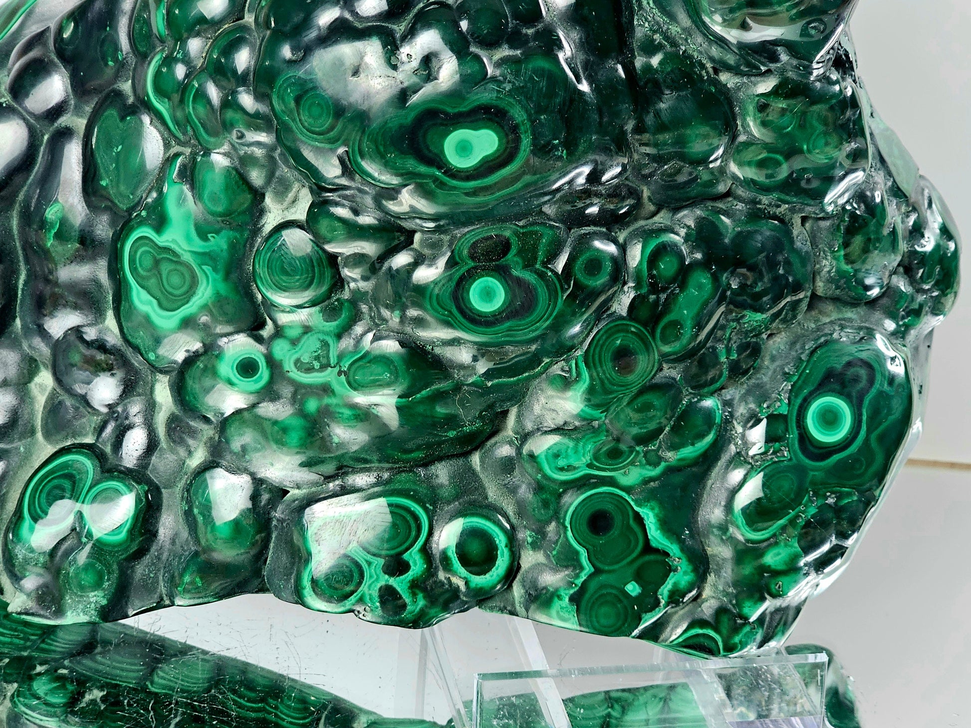 big malachite crystal
