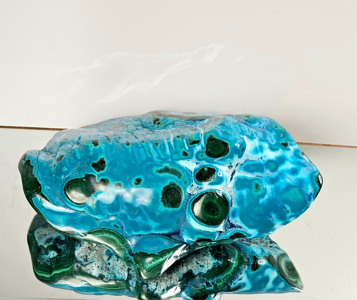 Very  Large Chrysocolla Crystal Polished