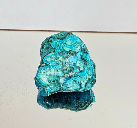 Large Chrysocolla Crystal Polished