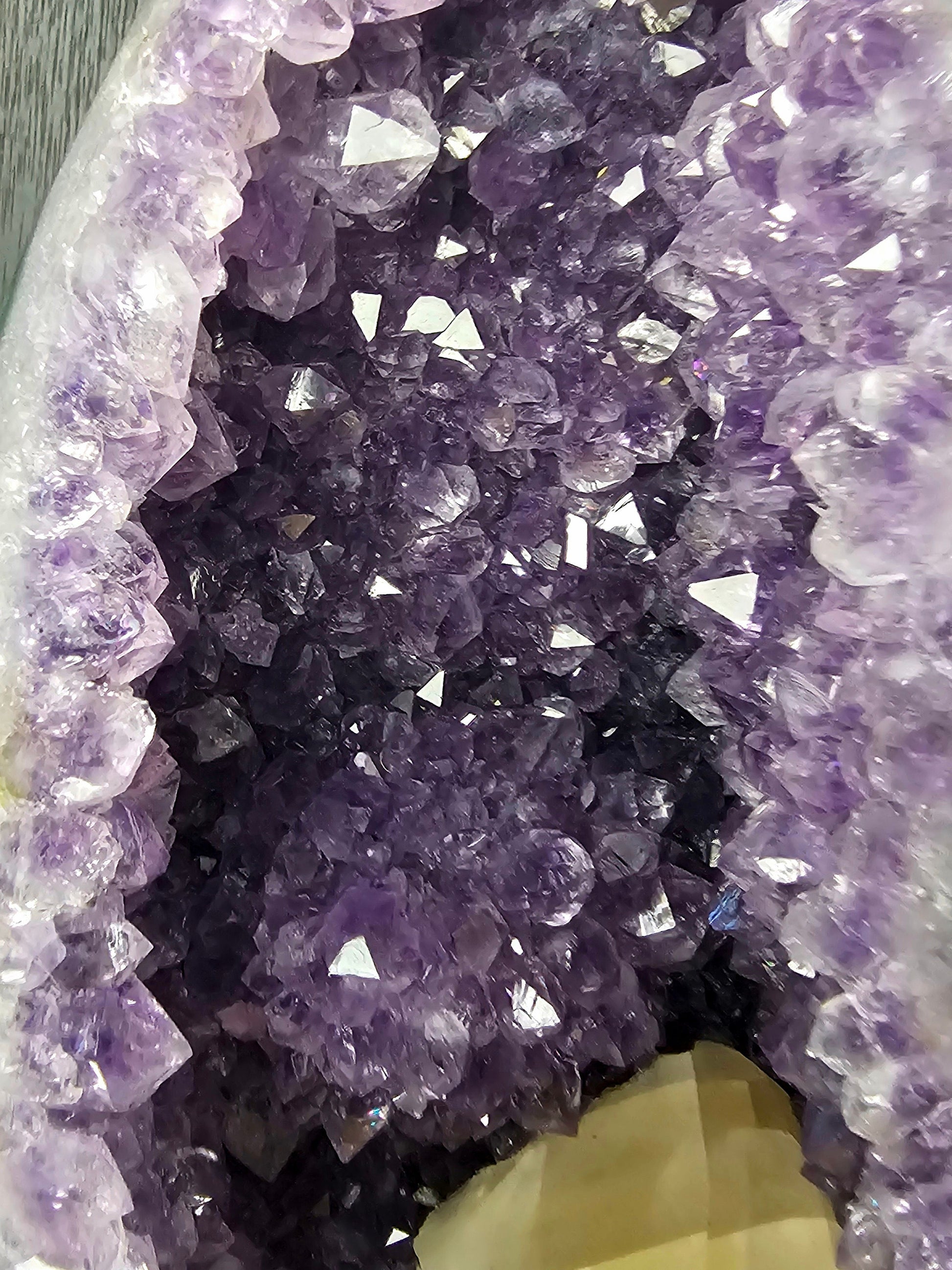 big uruguayan amethyst crystal egg