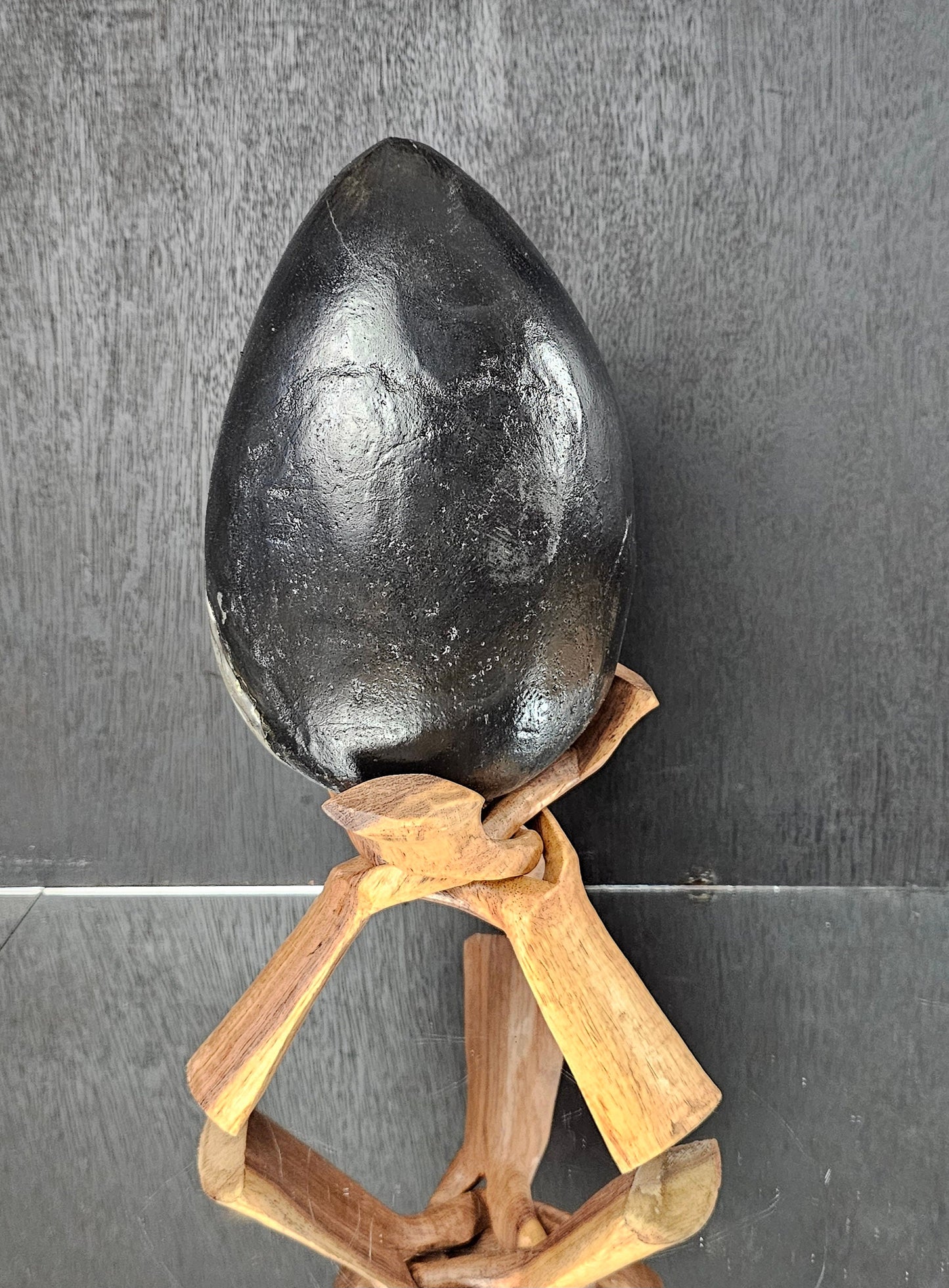 Large Uruguayan Amethyst Crystal Egg (#8)