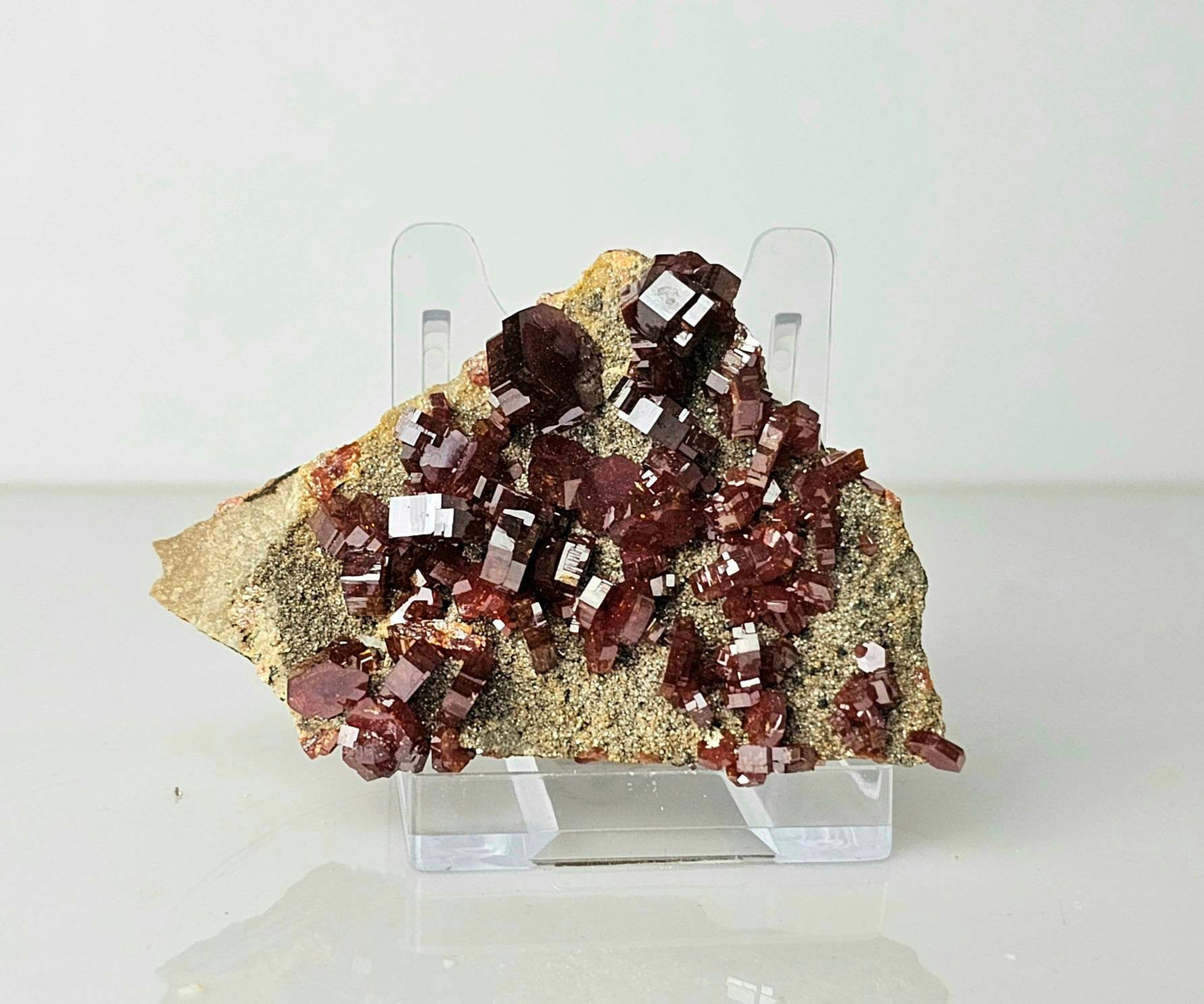 vanadinite crystal specimen